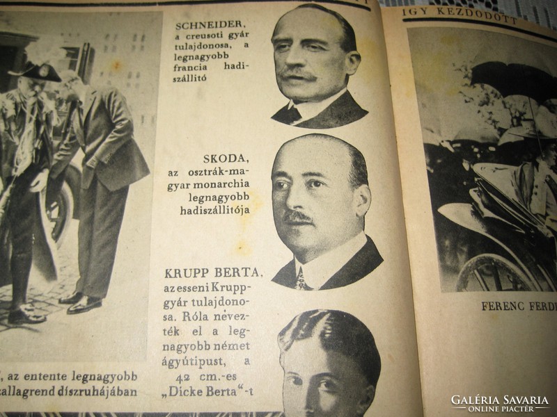 This is how the Hungarian newspaper was published in 1914-1930.