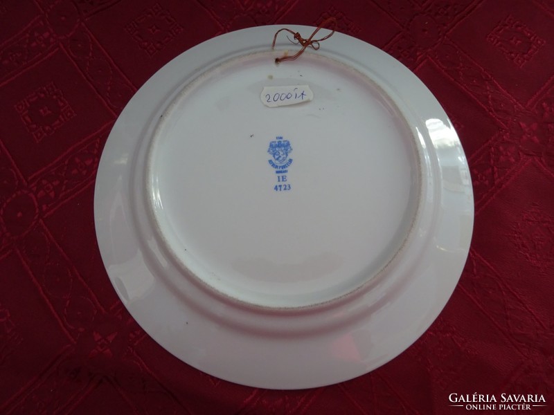Great Plain porcelain wall plate, red matyo pattern, diameter 19 cm. He has!
