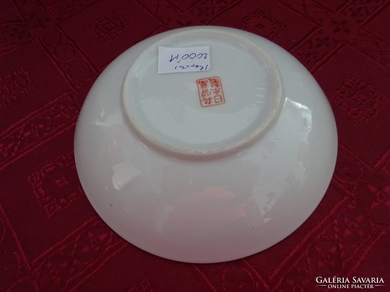 Japán porcelán tálka, átmérője 14 cm. Vanneki!