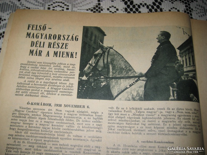 Hungarian Scout, November 15, 1938.