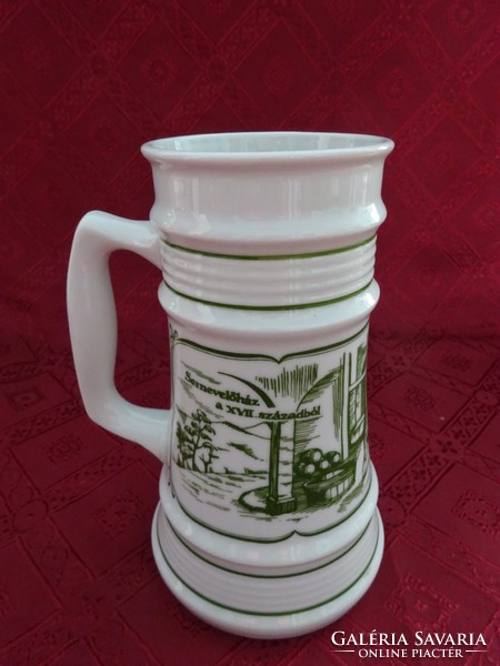 Great Plain porcelain beer mug, sernal breeding house in the xvii. Century. He has!