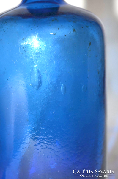 Régi kék üveg  ( DBZ 0036 )