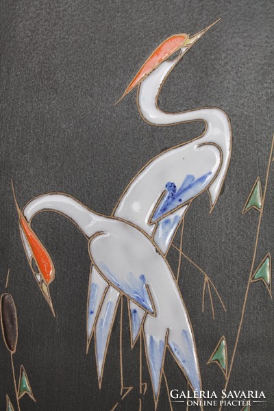 Ruscha pottery: herons in the reeds