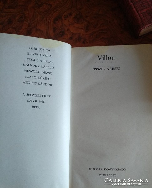 All of Villon's poems, negotiable!