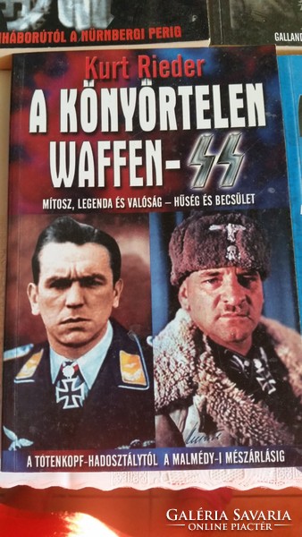 Kurt Rieder II. világháborús könyv 5 db  eladó!
