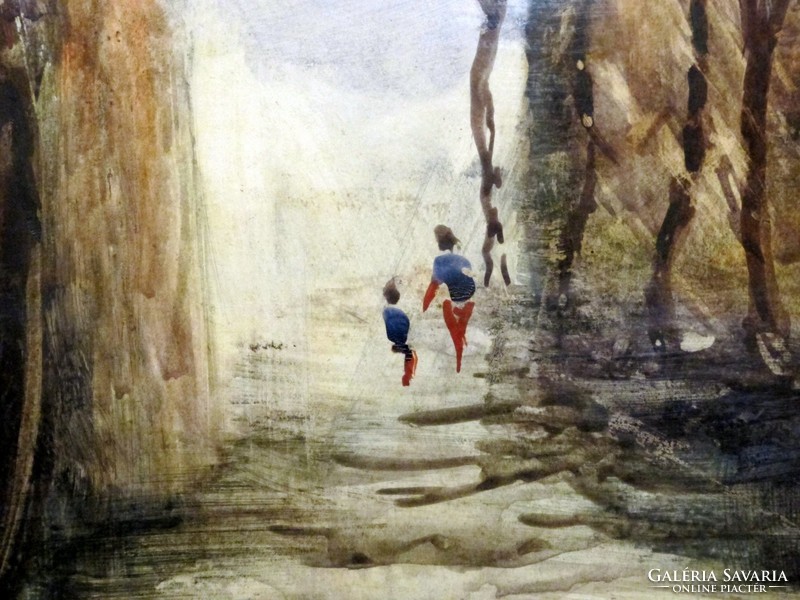 Charles Sykes:  Spanyol séta – Angol királyi társaságnál jegyzett festmény