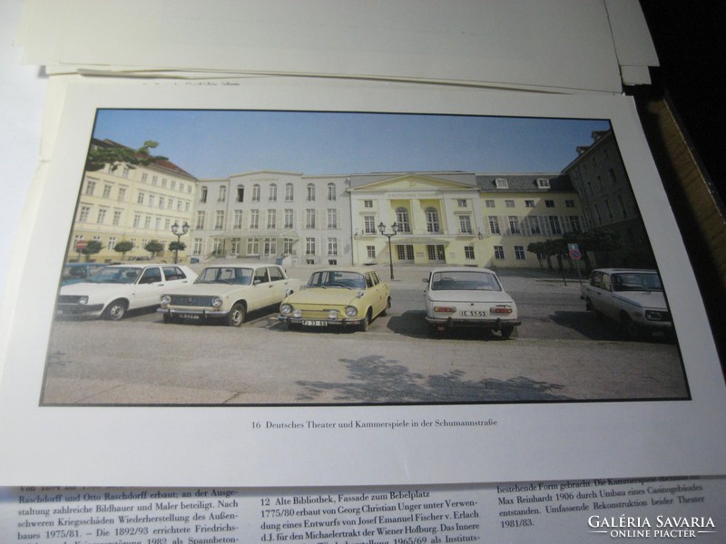 Berlin, historische bauten, postcards, downtown, historical buildings 1986, 20 x 30 cm