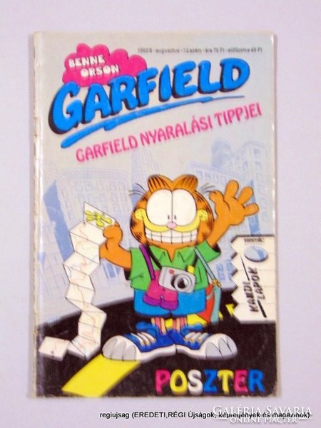 1992 August / garfield # 32 I turned 28! / Birthday! Original, old comic