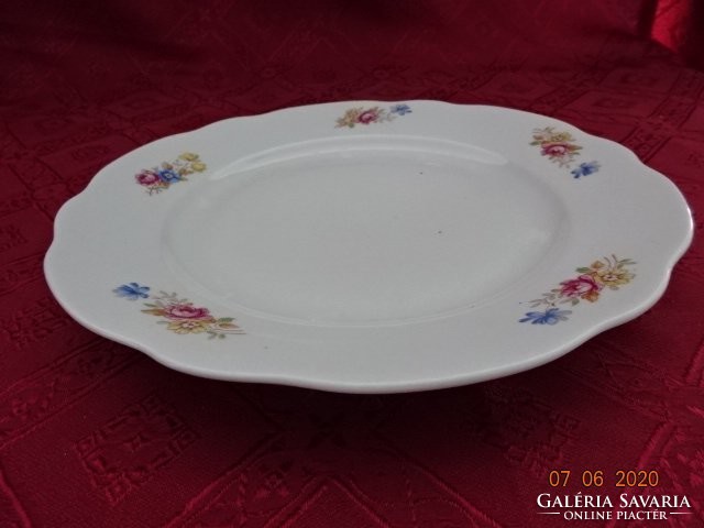 Zsolnay porcelain antique flat plate with shield seal. He has!