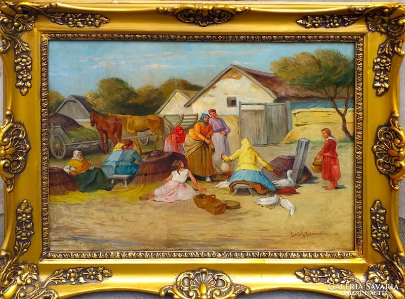Deák-Ébner Lajos ( 1850-1934): Szolnoki piac