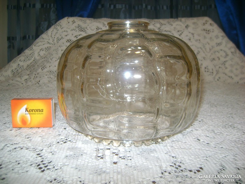 Retro lámpabura - gömb alakú cakkos széllel - hiánypótlásra