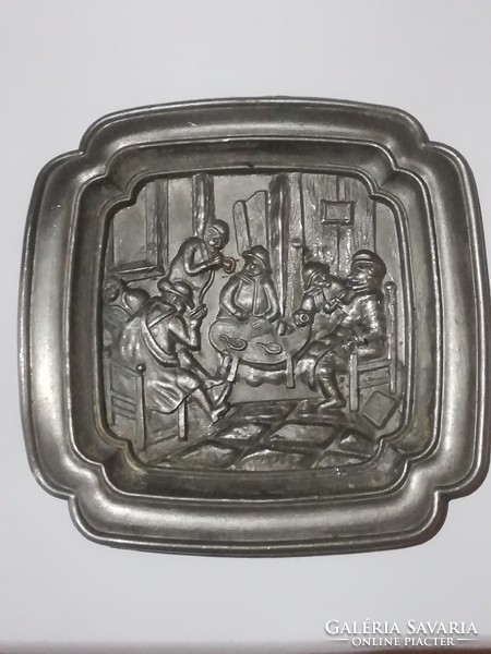 Cassack -zinn scene small tray.