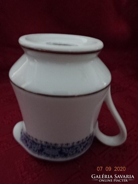Kanehan Japanese porcelain milk jug with silver rim. He has!