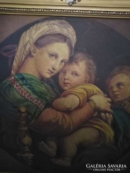 Raffaello után  " Madonna della seggiola"