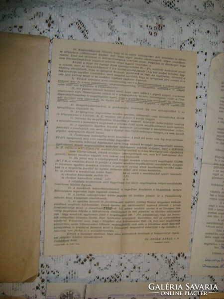 Antik, régi gőz cséplőgéppel kapcsolatos iratok, okmányok - 1940-1960