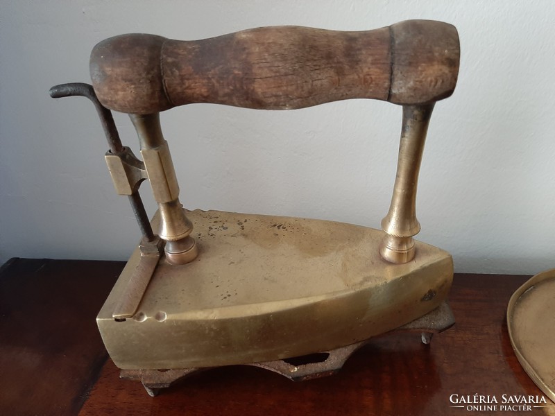 Antique brass iron
