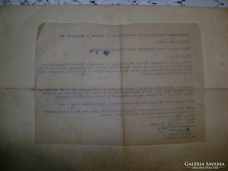 Antik, régi gőz cséplőgéppel kapcsolatos iratok, okmányok - 1940-1960
