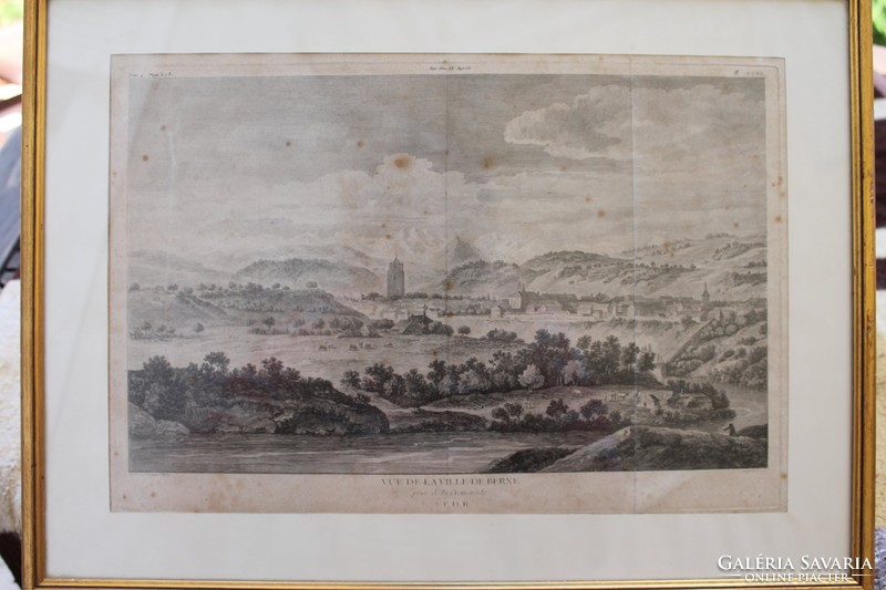 Bern skyline print from 1777