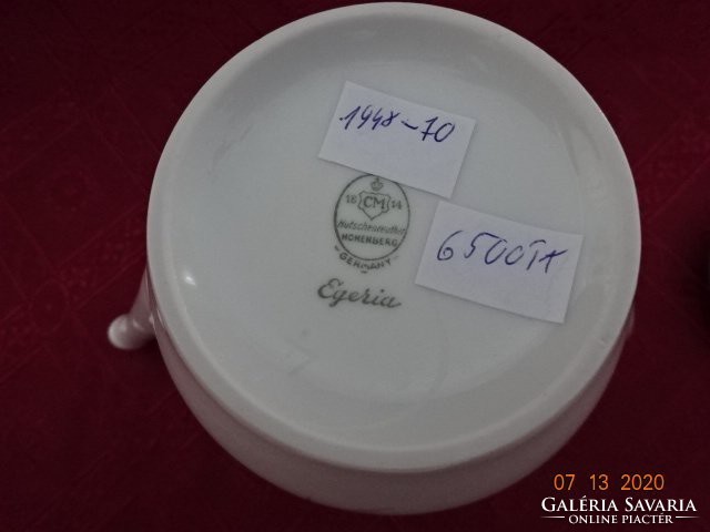 CM  német porcelán kávékiöntő rózsabimbó mintával, magassága 19 cm. Vanneki!