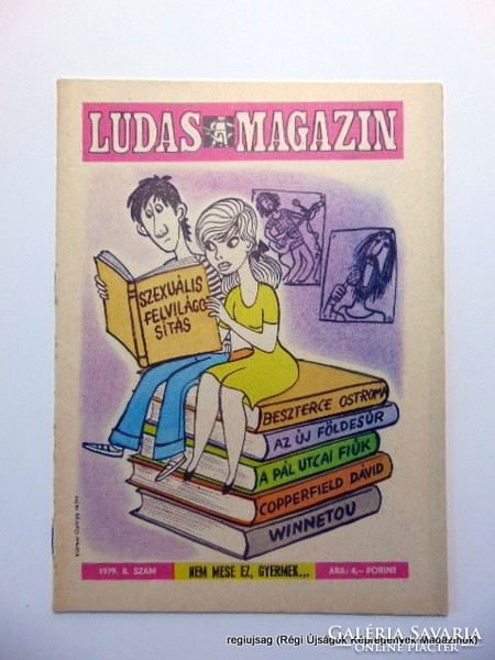 1979 augusztus  /  LUDAS MAGAZIN  /  Eredeti ÚJSÁG! SZÜLETÉSNAPRA! Szs.:  15983