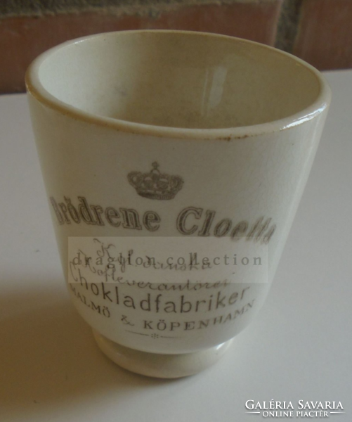 G027.2    Antik  Göteborgi Ipari Kiállításra készült ajándék kávéscsésze -Brödrene Cloetta