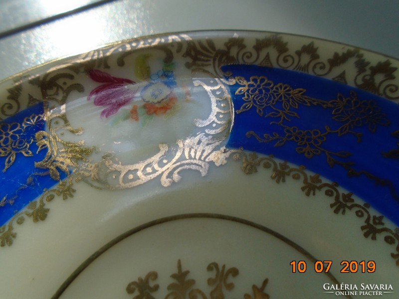 Altwien hand-painted gold-plated small plate