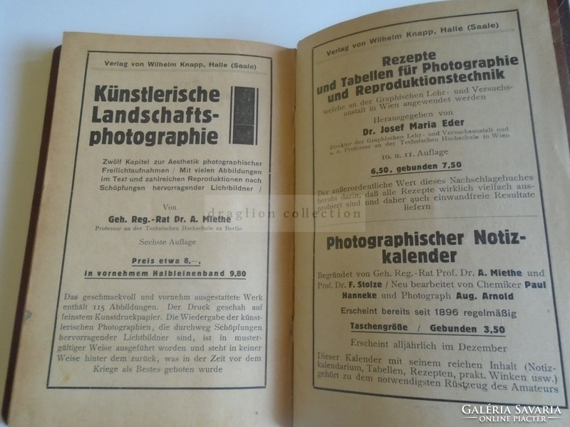 G028.19 Ludwig David, Ratgeber im Photographieren - Útmutató a fotózáshoz  1928 Halle (Saale) német 