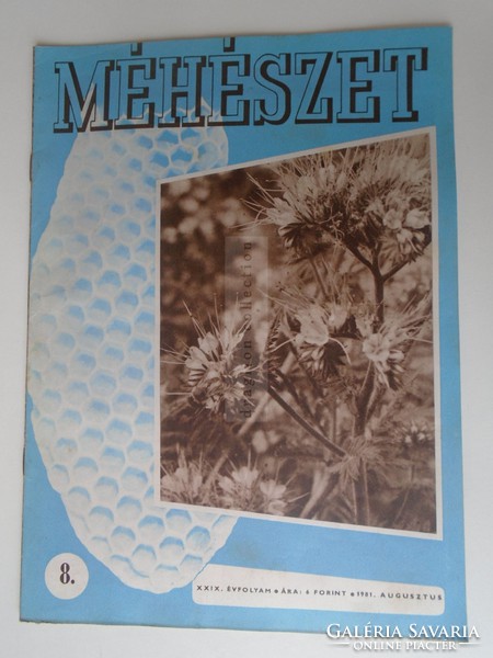 G028.37  Méhészet  -  10 db folyóirat  1972,77,81
