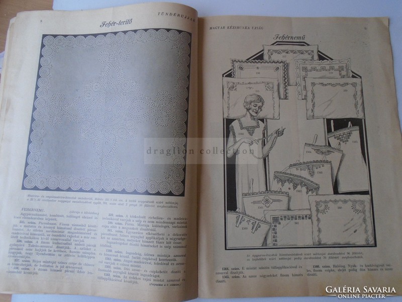 G028.33 Tündérujjak - magyar kézimunka újság 1928. nov.  Chateau du Chillon vára (Svájc)