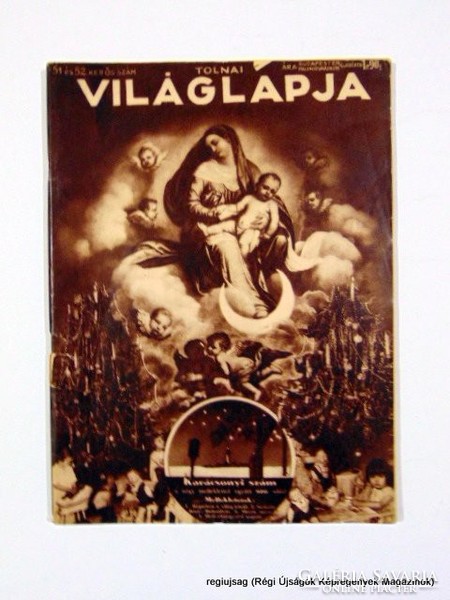 1930 12 17  /  KARÁCSONYI SZÁM    /  TOLNAI VILÁGLAPJA  /  Szs.:  14281