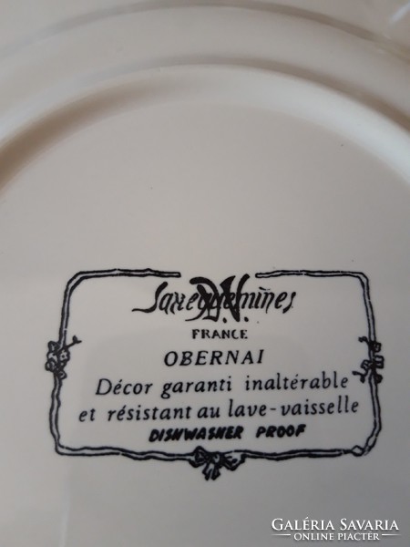 Serreguemines tányér + pohár
