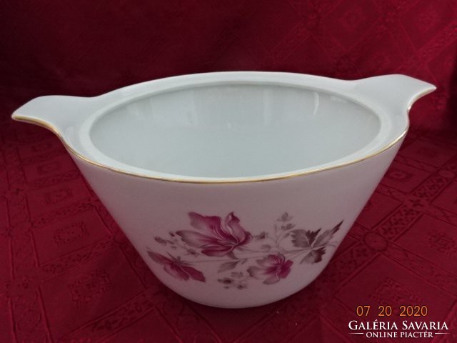 Lowland porcelain pink floral soup bowl. He has! Jókai.