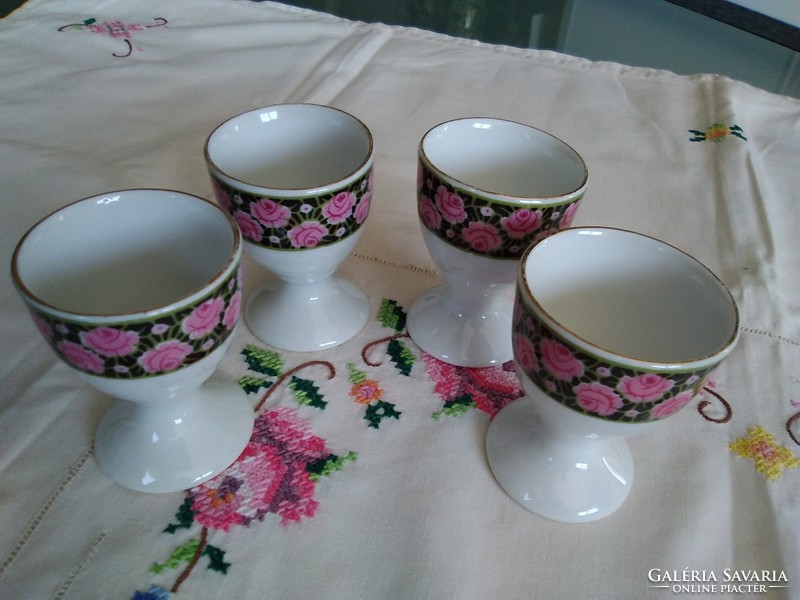 Old Victorian Porcelain Egg Cups for Breakfast Soft Eggs!