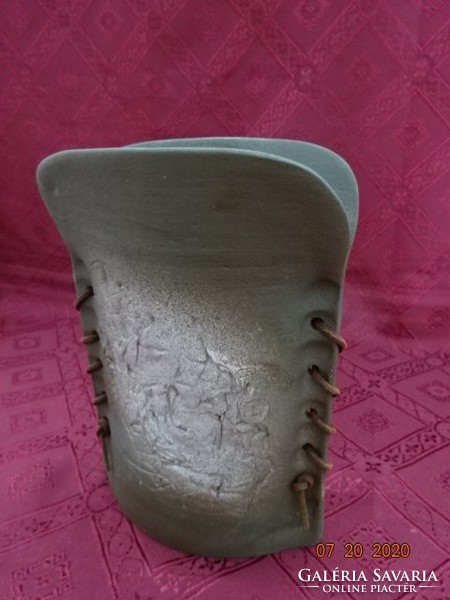 Artistic ceramic vase, marked. Loub 63. There are!