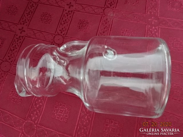 Olasz fél literes üveg kancsó, magassága 16 cm. Vanneki! Jókai.