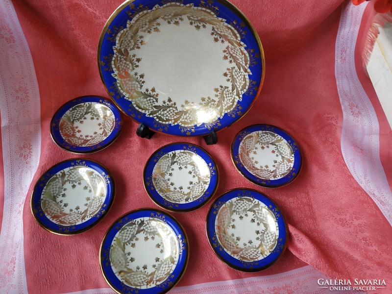 Alka 6+1 darabos aranyozott porcelán készlet