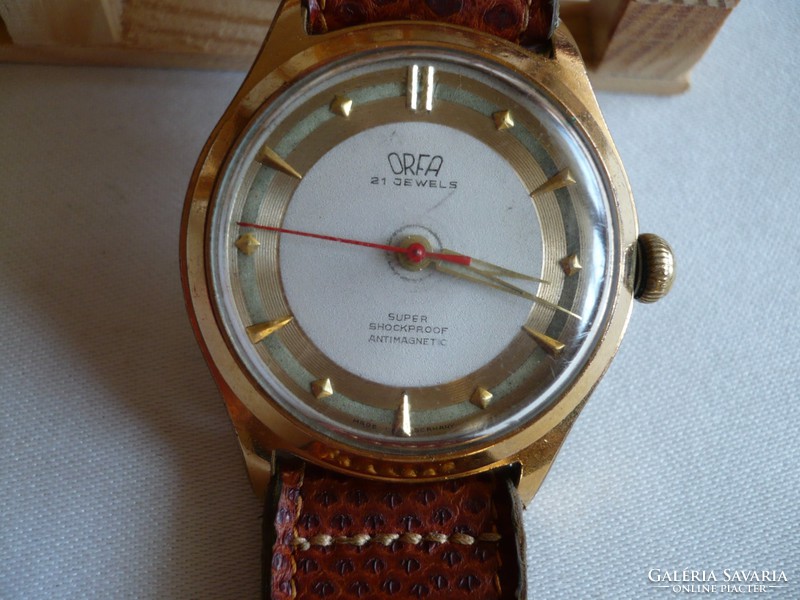 Orfa is an extremely rare and beautiful watch from Germany with a special structure