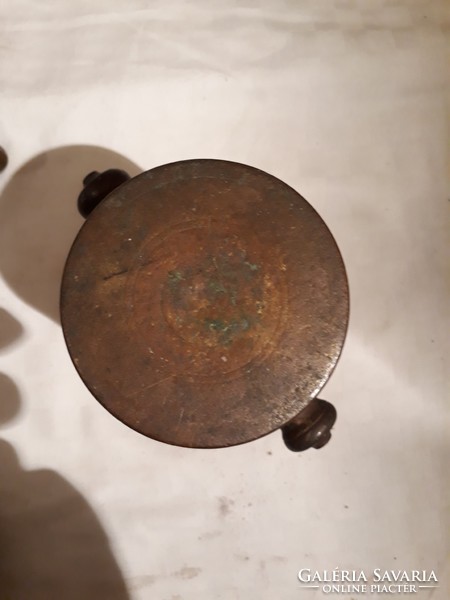 Old copper mortar with original pestle