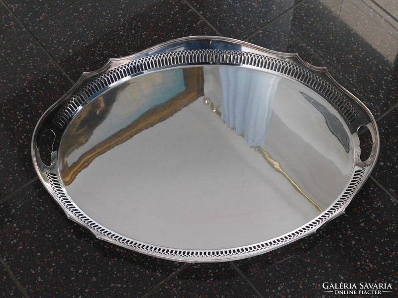 Silver giant tray with handles 2700 g