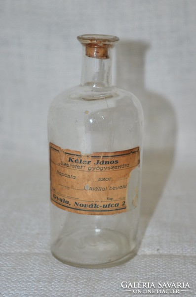 Gyógyszertári üveg ( DBZ 0093 )