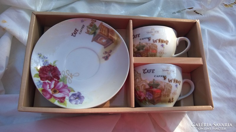 2 pcs cappuccino set-coffee set-tea set in a box