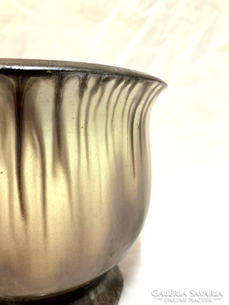 Industrial artist retro ceramic bowl, bod éva 1970 c. - 04575