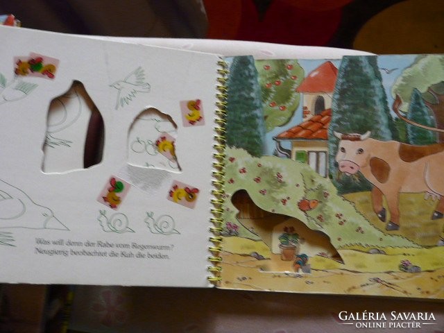 Német nyelvtanulás, mesekönyv kukucskálós állatos gyerekeknek, ajánljon!