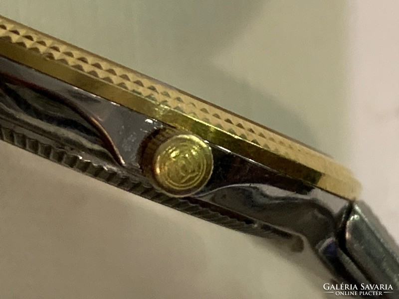 Wrist watch daniel mink swiss gold and steel