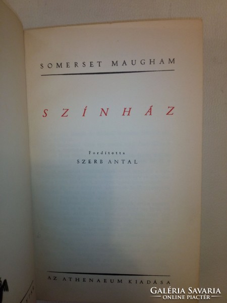 Somerset Maugham: Színház
