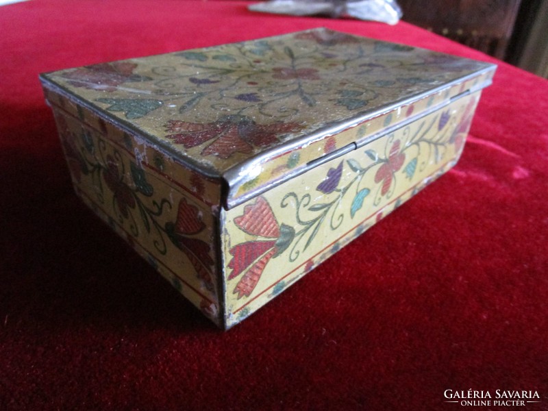 Kugler henrik gerbeaud emperor king court carrier marked art nouveau confectioner's metal box 1892