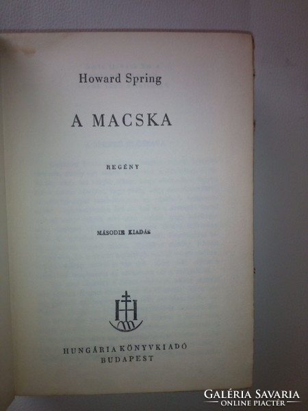 Howard Spring: A macska 