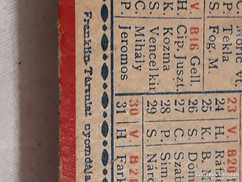 1927-es naptár