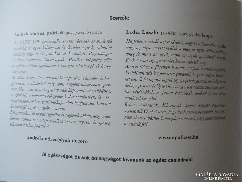 Andrek-leder: father booklet 2., Recommend!