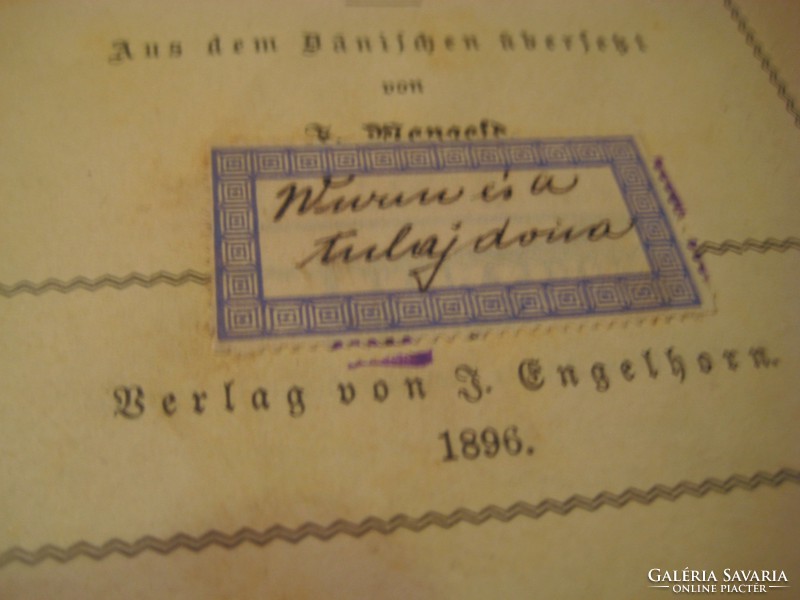 Gold und Ehre   : Régi gót betűs regény  1892   12  x 18  cm